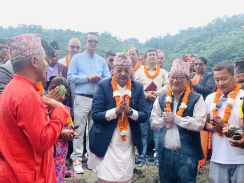 ३० करोडमा बन्ने घट्टेखोला–धम्पुस–खानीगाउँ सडकको शिलान्यास