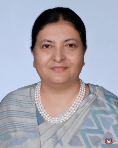 आजैबाट लागू हुनेगरी पूर्वराष्ट्रपति भण्डारीबाट सरकारी सेवासुविधा फिर्ता