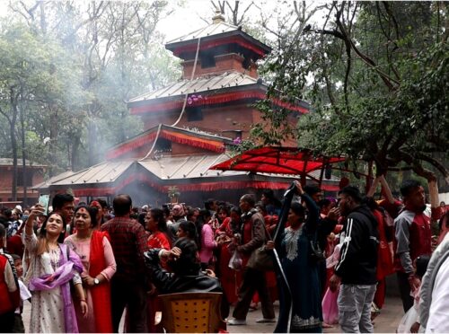 कालिका भगवतीलाई चढाइयो खीर