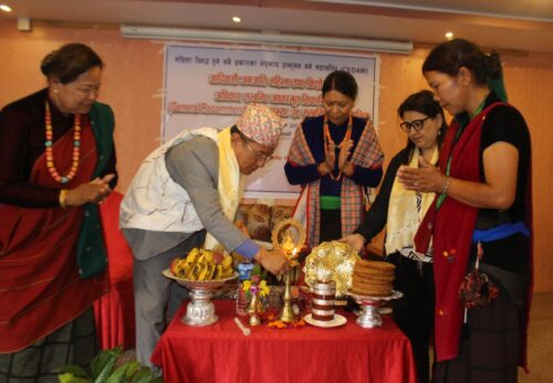 पोखरामा आदिवासी जनजाति महिला तथा किशोरीका अधिकार सम्बन्धी जिआर–३९ तालिम सुरु