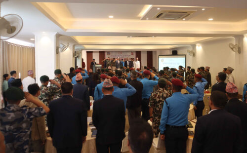 रसुवा बाढीको प्रभावः वागमती प्रदेशस्तरीय सुरक्षा गोष्ठी छोट्याइयो