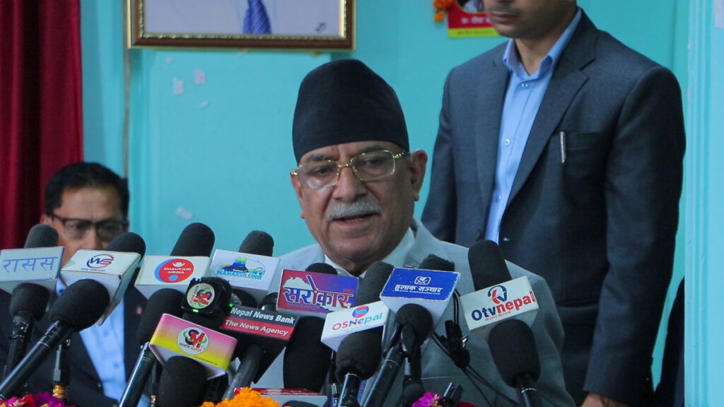 एमसीसीमा देउवा भन्दा ओली झन कडाः अध्यक्ष प्रचण्ड