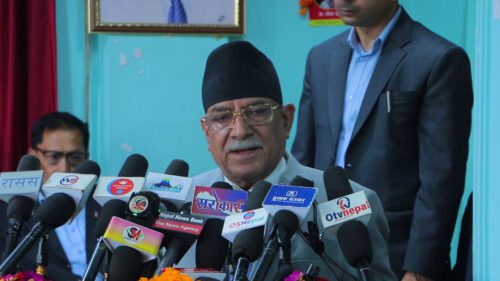 एमसीसीमा देउवा भन्दा ओली झन कडाः अध्यक्ष प्रचण्ड