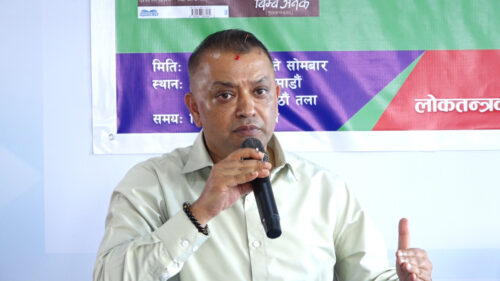 २०८४ मा मेरो अवस्था कस्तो होला भन्ने मानसिकताबाट कांग्रेस मुक्त हुनुपर्छः महामन्त्री थापा