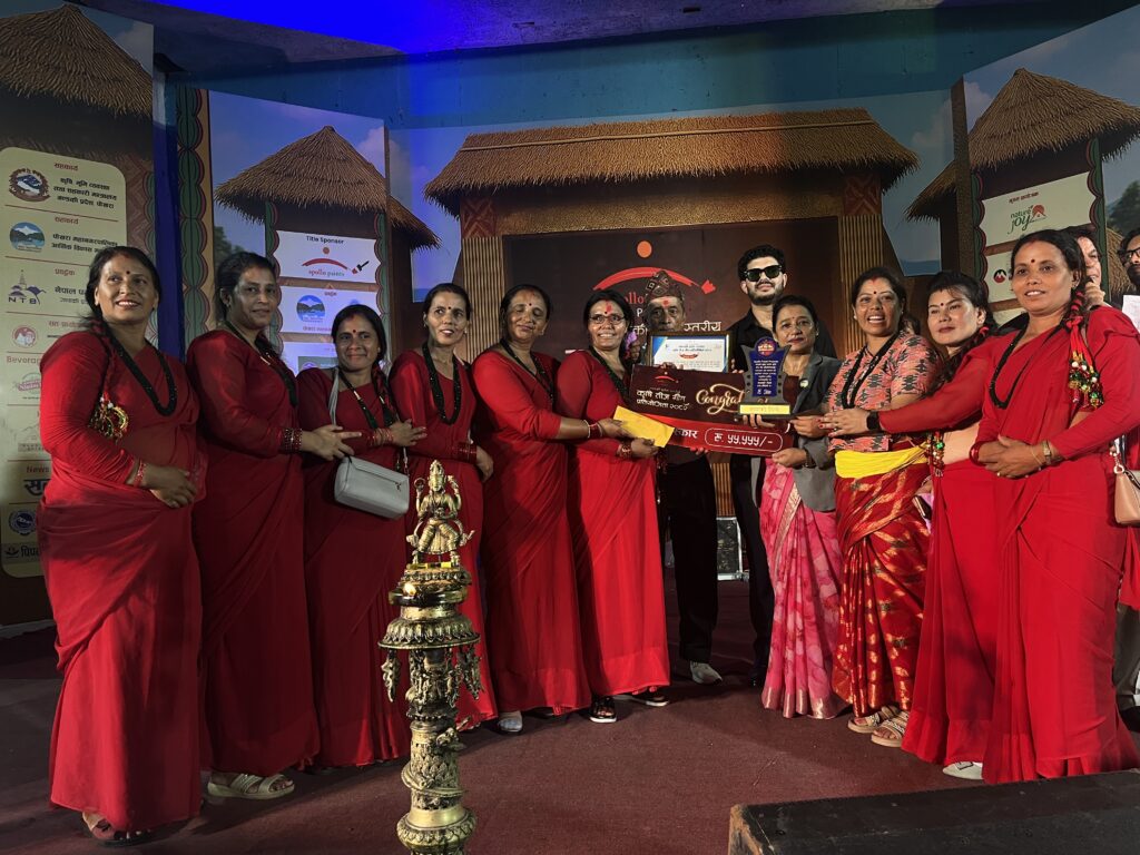 गोरखाले जित्यो गण्डकी प्रदेश स्तरीय कृषि तीज गीत प्रतियोगिताको उपाधि