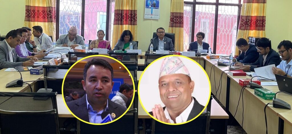 कुलिङ पिरियडको प्रतिवेदन लेख्ने क्रममा सदस्यहरुबीच नै हात हालाहाल