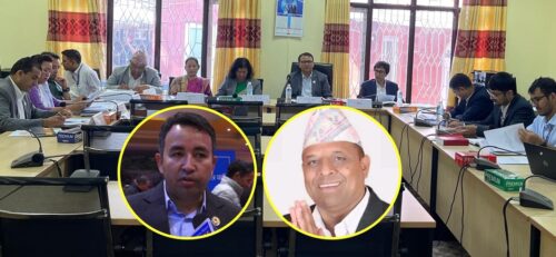 कुलिङ पिरियडको प्रतिवेदन लेख्ने क्रममा सदस्यहरुबीच नै हात हालाहाल