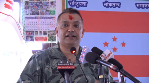 व्यक्तिको गल्ती पार्टीले जिम्मा लिँदैनः  गगन थापा