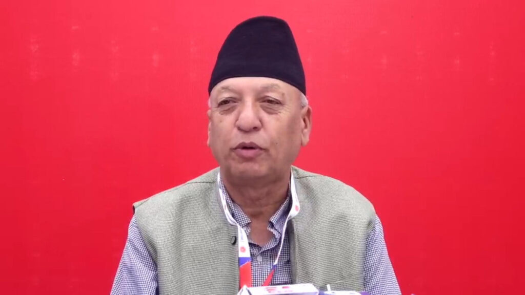 एमालेको विधान महाधिवेशनमा नेता थापालाई फरक मत प्रश्तुतीमा रोक लगाइयो