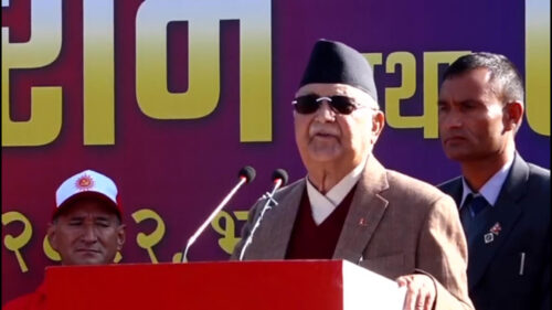 वर्तमान सरकारलाई अदालतले संवैधानिक ठहर्‍याउने ठाउँ छैनः ओली