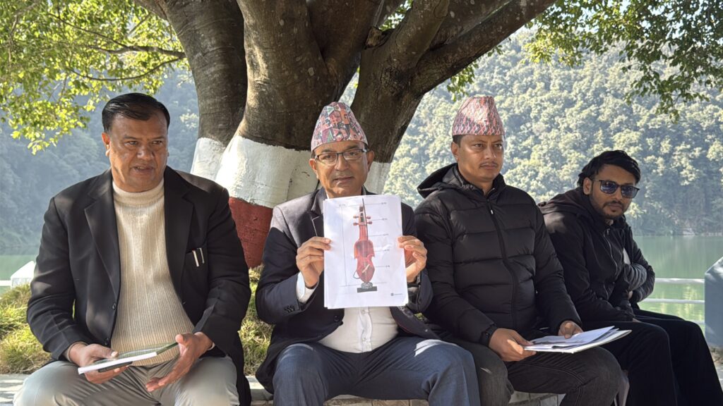 पोखराको वसुन्धरा पार्कमा सारङ्गीको प्रतिमा नबन्ने, वैकल्पिक स्थान खोजिने