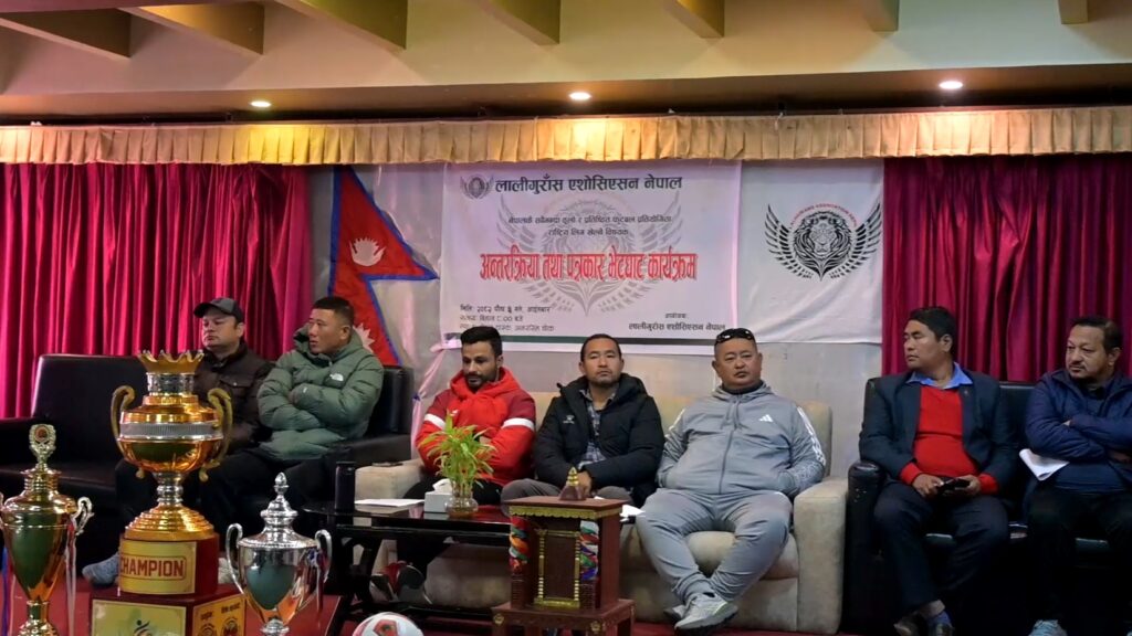एन्फा राष्ट्रिय लिग फुटबल खेल्दै लालिगुराँस एशोसिएसन क्लब