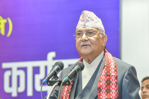 काँग्रेस विभाजन भएकोमा हामी चिन्तित छौँः ओली