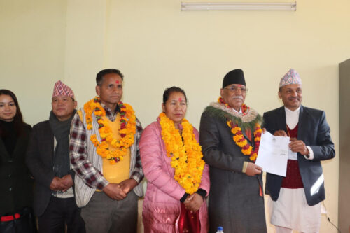 संयोजक दाहालले रुकुम पूर्वबाट मनोनयन दर्ता गराए