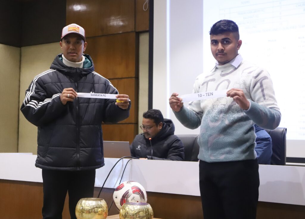 एन्फा महिला राष्ट्रिय लिग २०२५ को ‘ड्र’ सम्पन्न
