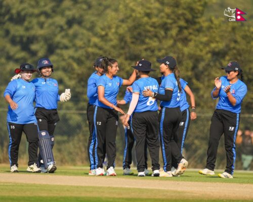 महिला टी–२० विश्वकप ग्लोबल छनोट : नेपालका चारवटै खेल त्रिवि क्रिकेट मैदानमा