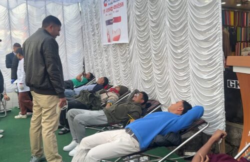 मुक्तिनाथ विकास बैंकको २०औँ वार्षिकोत्सवमा रक्तदानबाट १ सय ७५ युनिट रगत संकलन