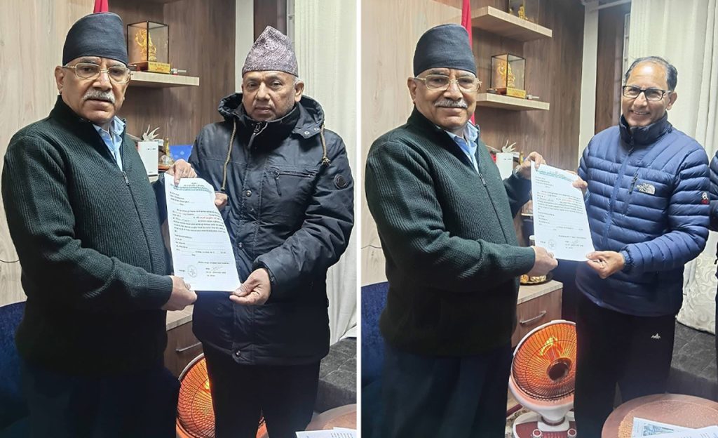 नेकपाबाट गोरखामा हरि अधिकारी र लेखनाथ न्यौपानेलाई टिकट