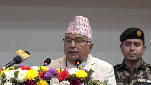 भ्रष्टाचार नियन्त्रण नभई लोकतन्त्रको प्रतिफल नागरिकको घरदैलोमा पुग्दैनः राष्ट्रपति पौडेल