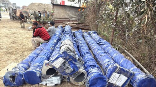 सेतीपुल निर्माणका लागि सामग्री आइपुग्यो, तल्लो पुलको काम ८० प्रतिशत सम्पन्न