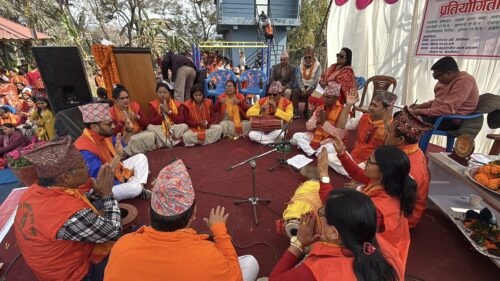 पोखरा–१४ द्वारा आयोजित भजन प्रतियोगितामा ‘शिव पञ्चायान समूह’ प्रथम