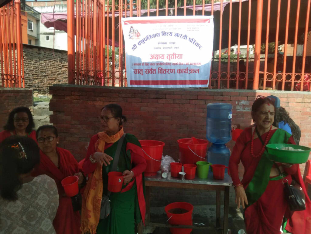 आज अक्षय तृतीया, जौको सातु र सर्वत खाएर मनाइँदै
