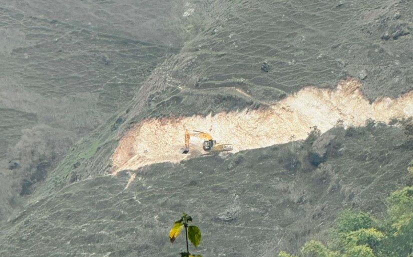 पर्वतमा सडक निर्माण कार्यमा अनियमितता
