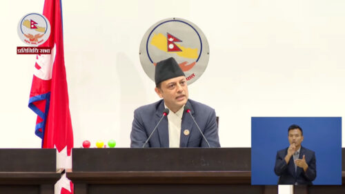 प्रतिनिधि सभाको बैठक स्थगित, नीति तथा कार्यक्रममाथिको छलफल वैशाख ३१ मा हुने