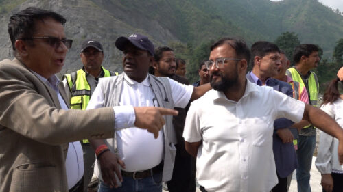 विपी राजमार्ग पुनर्निर्माककणको काम अघि बढ्यो