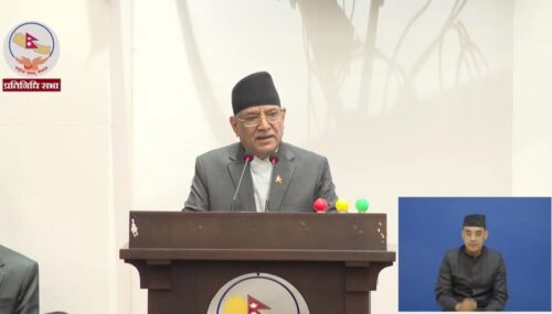 सरकारलाई संयोजक दाहालको चेतावनी–संख्याको दम्भमा विधि मिच्ने काम नहोस् 