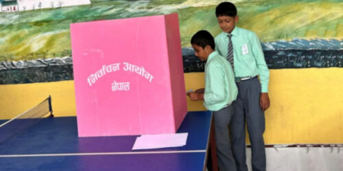 निर्वाचन मार्फत विन्ध्यवासिनीका विद्यार्थीले छाने क्याप्टेन र उप क्याप्टेन