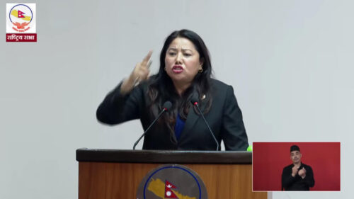 जेन–जी आन्दोलनसम्बन्धी अनुसन्धान प्रतिवेदनमा कारबाही सिफारिस गर्दा मानव अधिकार आयोगले कार्यक्षेत्र मिच्योः एमाले सांसद झाँक्री