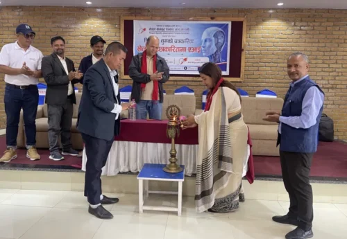 खेलकुद पत्रकारलाई मञ्चको एआई तालिम