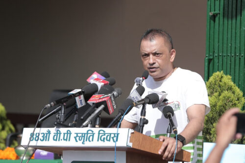 जलवायु परिवर्तनलाई विकासको मूल एजेण्डा बनाउनुपर्छः गगन थापा