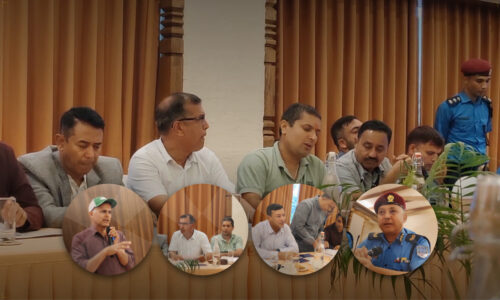 पोखराको पर्यटन सुरक्षा सुदृढ बनाउन प्रहरी र व्यवसायीबीच छलफल