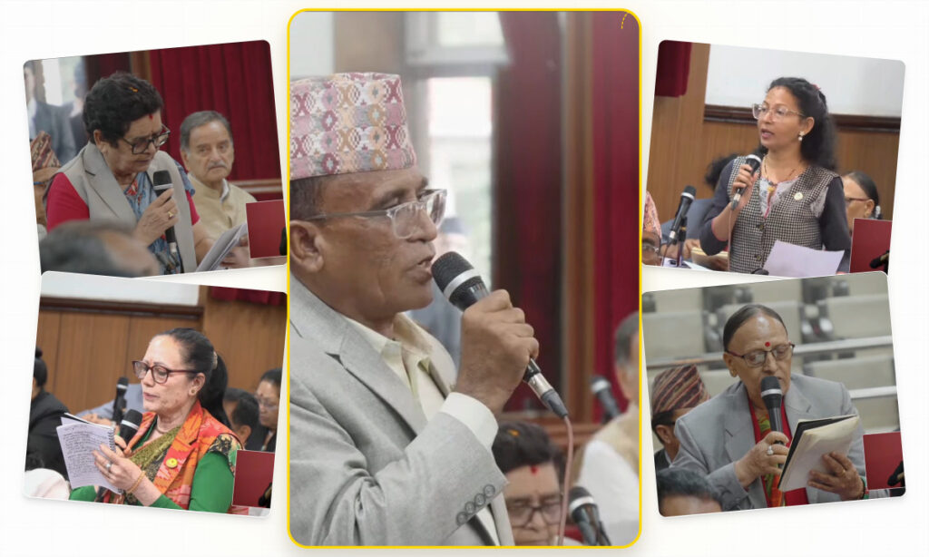 राष्ट्रिय सभाको शुन्य समयः बाढी–पहिरो पीडितको उद्धारदेखि बालिका हत्याका दोषीलाई कडा कारबाहीसम्मका माग