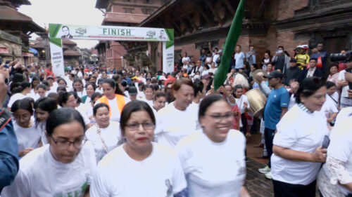 काँग्रेसको महिला ‘ग्रिन रन’: जलवायु सचेतनासँगै ‘जस्टिस फर गरिमा’को माग