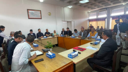 विपद् व्यवस्थापन र राहतका लागि राजनीतिक दलहरूको साझा प्रतिवद्धताः राहत तथा पुनर्निर्माणलाई तिब्रता दिने निर्णय