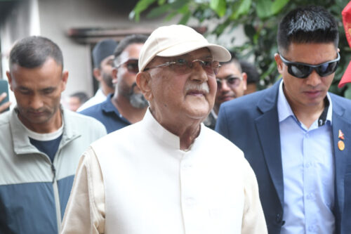 ओलीले भने–‘हामी न पहिला भागेका थियौँ, न अहिले भाग्छौँ, न कहिल्यै भाग्छौँ’
