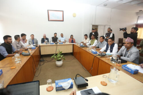 सत्तारुढ दलको आह्वानमा सर्वदलीय बैठक शुरु